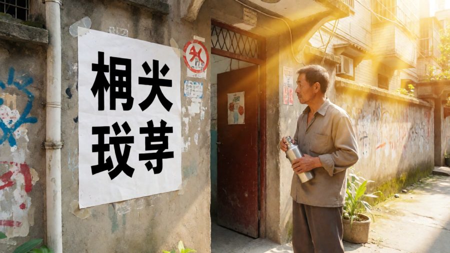 “低效代办点清理”的通知贴在墙上，陆金宝驻足良久
