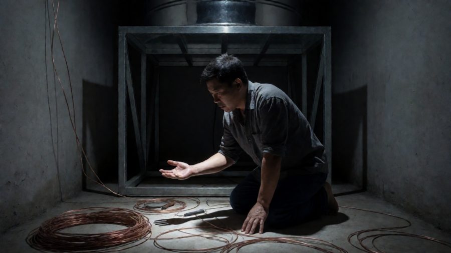 死者最后的姿势：等待递来的绝缘手套