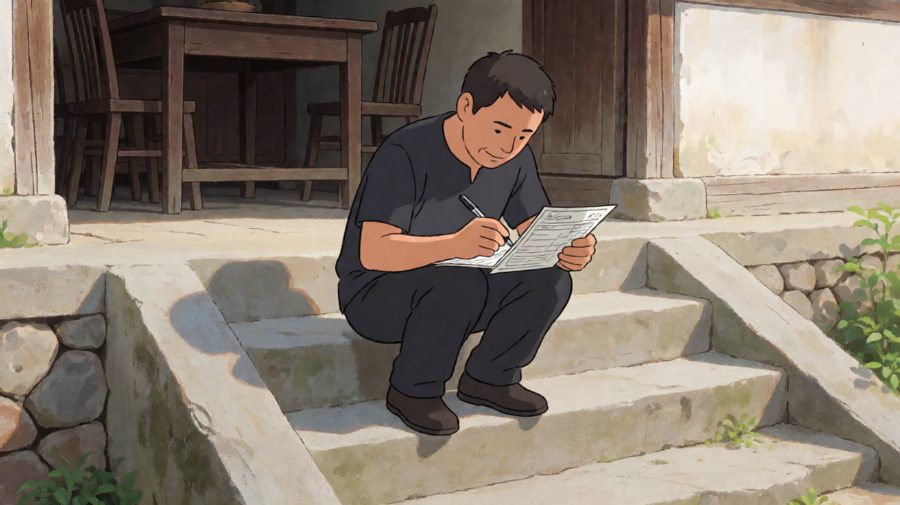 粗糙指尖下的笨拙努力