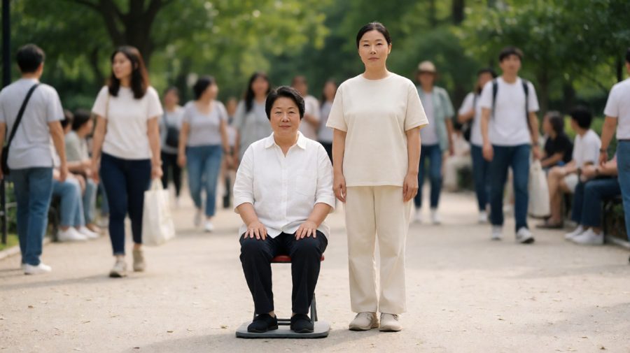 平底款落地，终于不晃了。