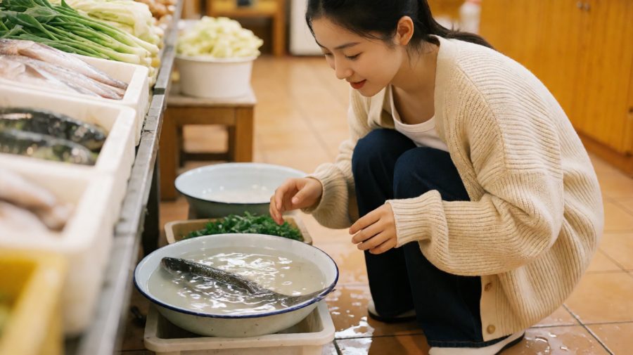 “那它也会变成晚饭吗？”孩子眼中的鱼，不再仅仅是食材