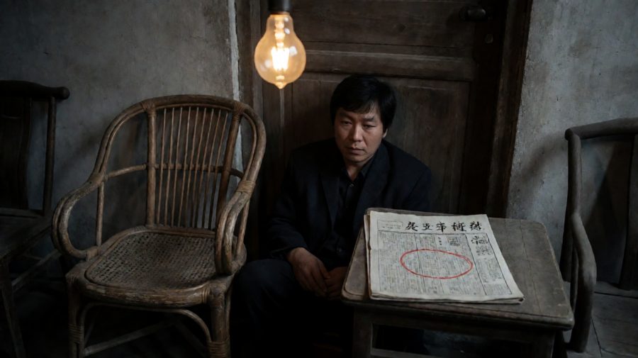 案发现场：红笔圈注与无声的死者