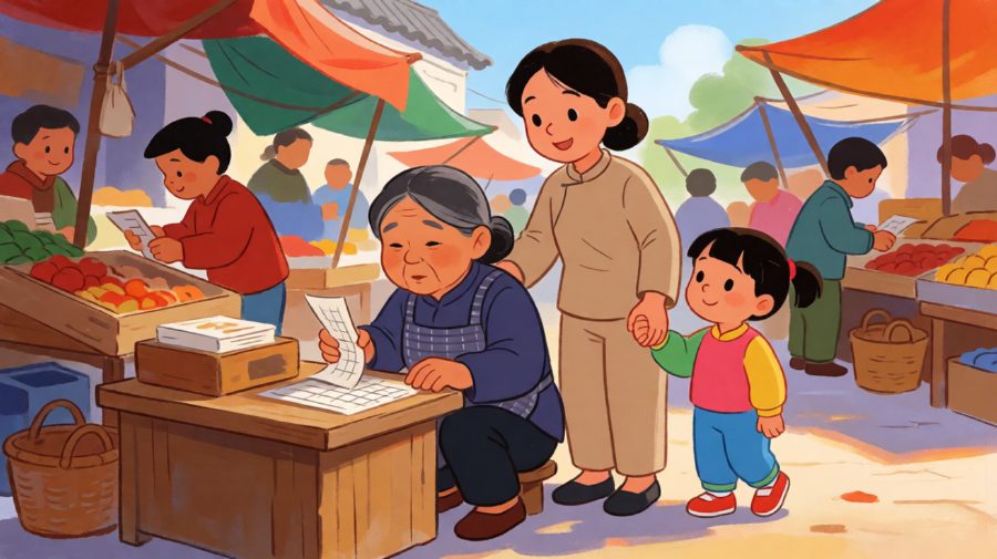 重返现场：在收摊前的菜市场再次面对摊主