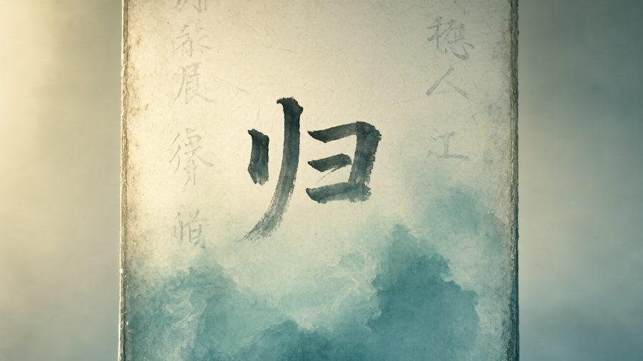 雨痕漫过归字，等待周末的检查