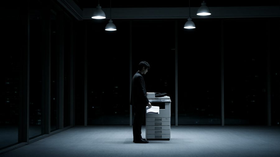 深夜工位：两份文件，一次无意的重叠