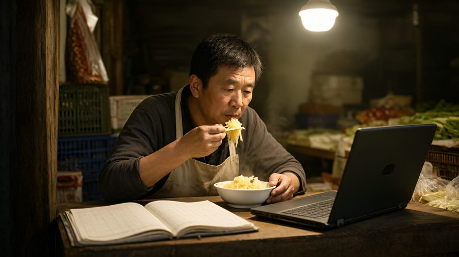 停业前最后一天，清完最后一筐土豆