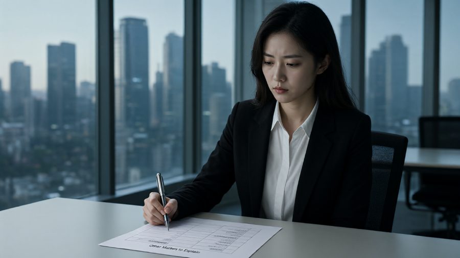 表格空白栏里的犹豫，是职场规则外未宣之于口的试探