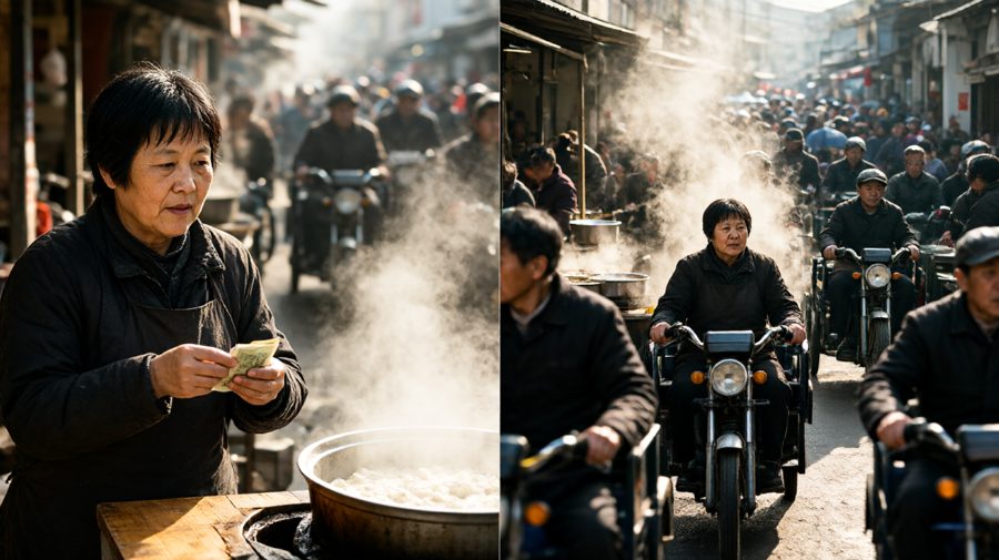 早市彻底醒了，生活继续