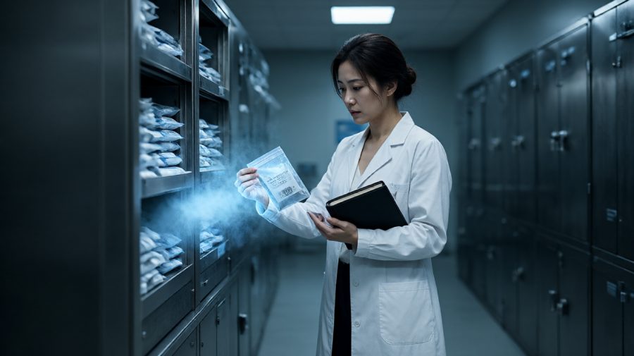 留样柜前的冷静时刻