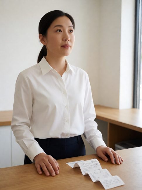 洗衣店收件台前，陈慧多问的那一句话