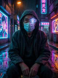 城南义体旧货市场，老梁拆开一副义眼，缓存里是儿子最后七小时