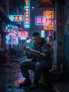 旧城区义体维修铺林师傅的左手数据故障排查