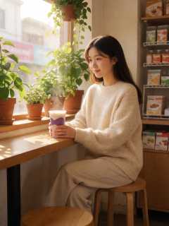 巷口晨光便利店，热芋泥奶盖的三个小确幸瞬间