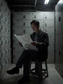 退休前夜，我在小区快递柜前捡到半张手绘地图