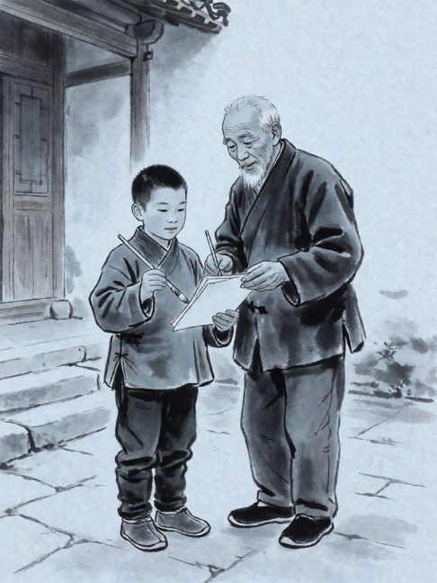 城南旧书铺后院，陆敬之改阿棠那半首咏雪诗