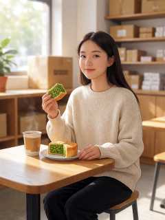 小区快递驿站的半块绿豆糕