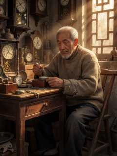 小区旧物交换角，张叔修怀表时露的半手真功夫