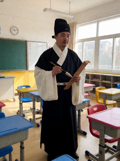 小学作文代课老师穿成明朝县衙抄书吏的规则破局记