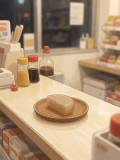 写字楼楼下的深夜便利店，我和陌生女孩分食半块关东煮