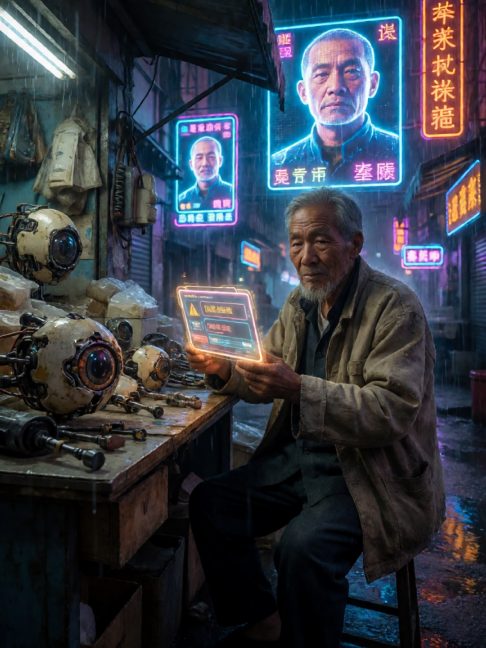 旧货市场老赵收了一枚欠费的二手义眼