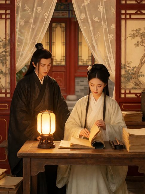 城南纸铺阿筠替校书郎陆迟留的那盏夜灯