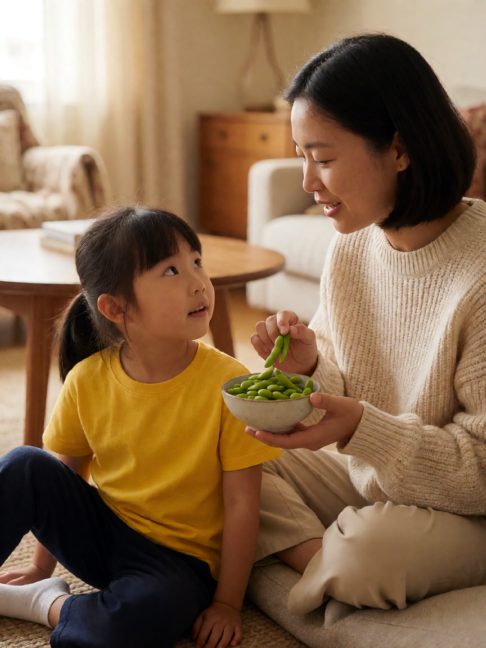 厨房剥毛豆时，阿禾把三个问题留给女儿小满