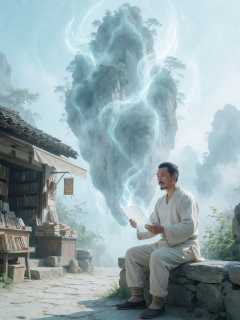 青溪镇灵根检测站旁，修书铺陈掌柜的纸灵根因果案