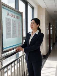 区文化馆岗位设置公示栏前，周岚数到第三遍编制数