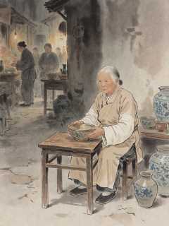 巷口补碗阿婆念的半阙陶诗