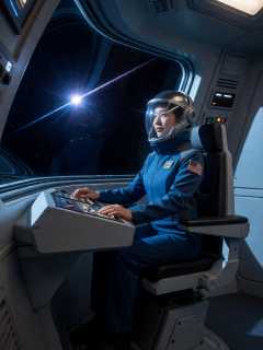 深空勘探舰“云帆号”能源舱工程师苏晚的恒星掠过校准任务