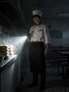 社区食堂贴出第七张告示后，配菜员小郑发现了取餐口的温度规律