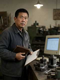 老机床厂门口，周桂生卖夹具的第一笔赊账单